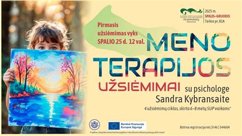 Meno terapija vaikams