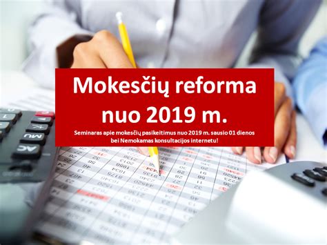 Mokesčių reforma 2019
