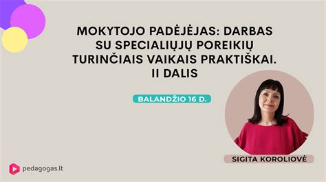 Mokytojo padėjėjas dirba su mokiniu