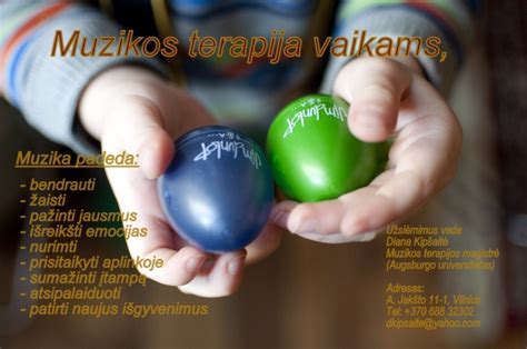 Muzikos terapija vaikams