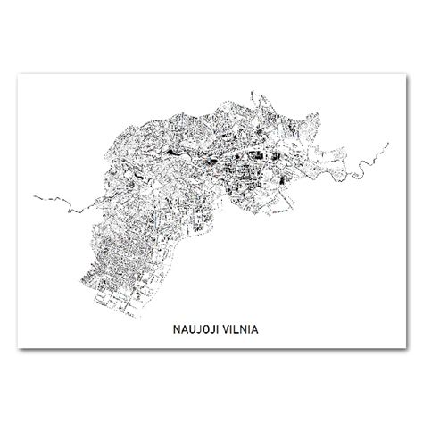 Naujosios Vilnios žemėlapis