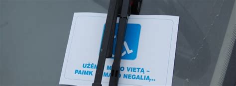 Neįgaliųjų automobilių statymo vietos Vilniuje