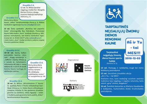 Neįgaliųjų dienos renginiai