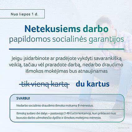 Nedarbo išmokos gavėjai