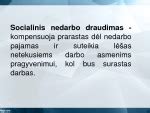 Nedarbo socialinis draudimas
