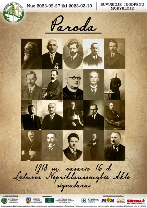 Nepriklausomybės akto signatarai