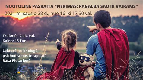 Nerimas vaikams ir paaugliams