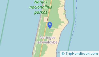 Neringos žemėlapis