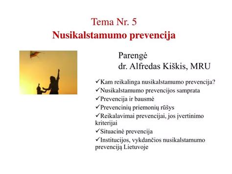 Nusikalstamumo prevencija