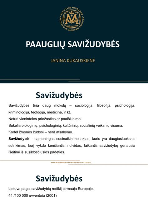 Pagalba savižudybės atveju