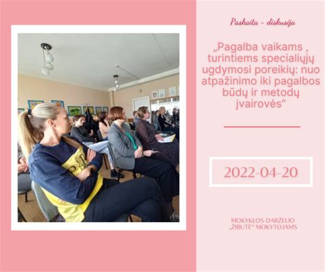 Pagalbos būdai specialiųjų poreikių vaikams