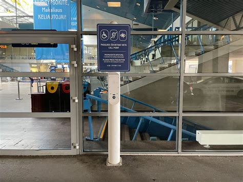 Pagalbos iškvietimo vieta Lietuvos oro uostuose