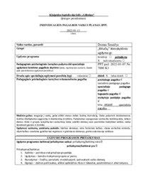 Pagalbos schema vaikui mokykloje