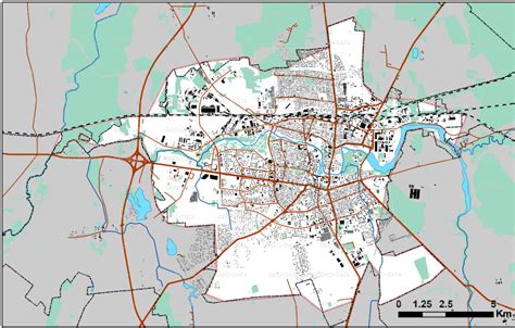 Panevėžio miesto savivaldybės žemėlapis