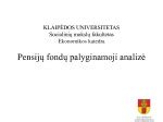 Pensijų fondų analizė