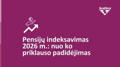 Pensijų indeksavimas 2024