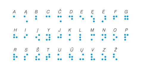 Plakatas Brailio raštu