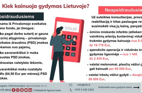 Privalomojo sveikatos draudimo infografikas