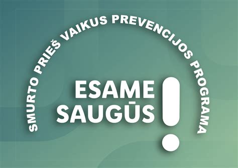 Programa Esame saugūs