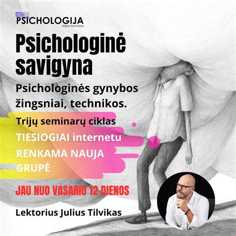 Psichologinės gynybos mechanizmų schema