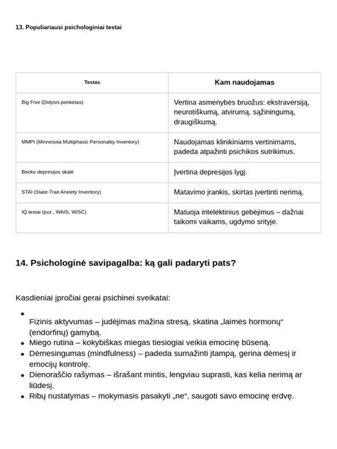 Psichologiniai testai