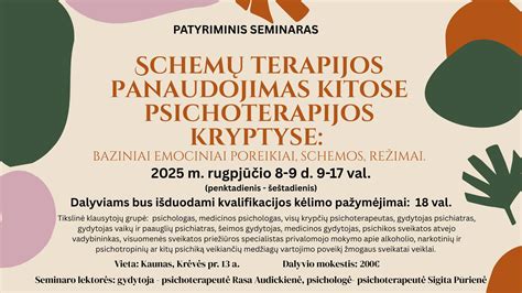 Psichoterapijos schema