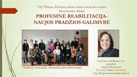Reabilitacijos galimybės