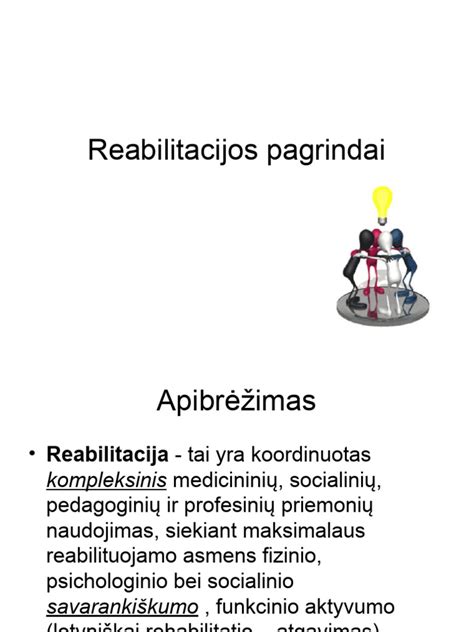 Reabilitacijos pagrindai