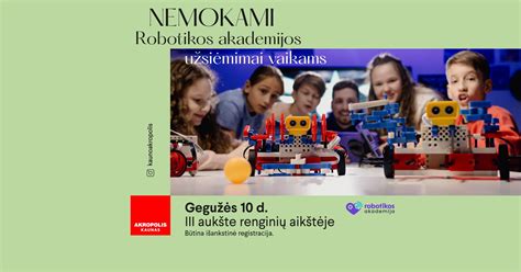 Robotikos Akademijos užsiėmimas