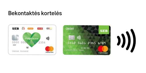 SEB banko mokėjimo kortelės iš bioplastiko