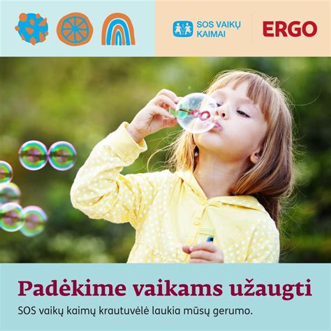 SOS vaikų kaimų infografikas