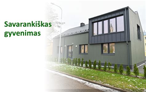 Savarankiško gyvenimo namų pavyzdys