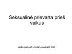Seksualine prievarta pries vaikus