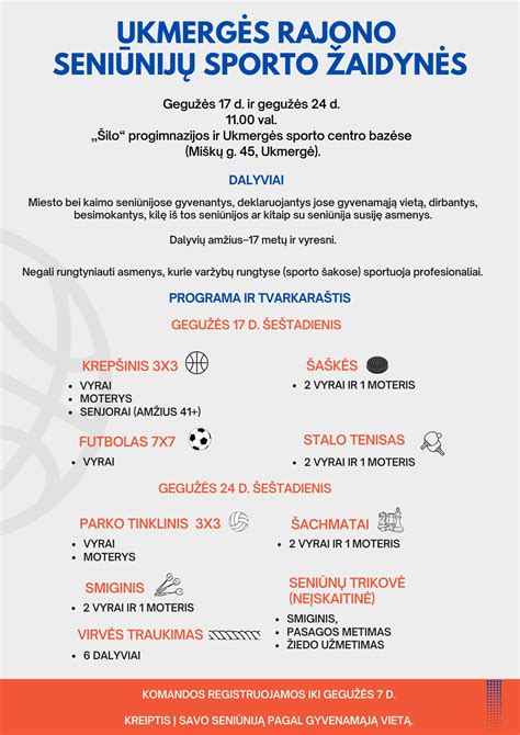 Senjorai sportuoja grupėje