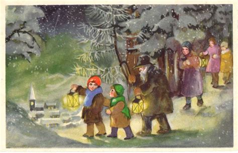 Senovinis kalėdinis atvirukas