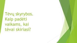 Skyrybų poveikis vaikams