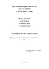 Slaugytojų pasitenkinimas darbu