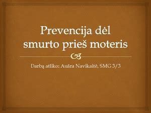 Smurto prieš moteris prevencija