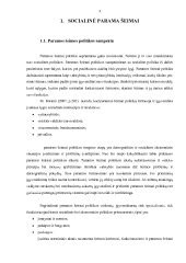 Socialinė parama šeimai Lietuvoje