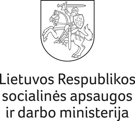 Socialinės apsaugos ir darbo ministerijos logotipas
