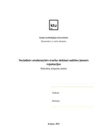 Socialinės atsakomybės svarba