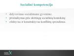 Socialinės kompetencijos