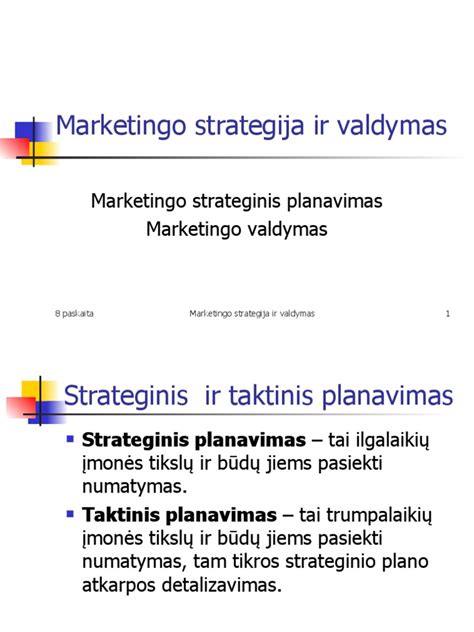 Socialinės medijos marketingo strategija