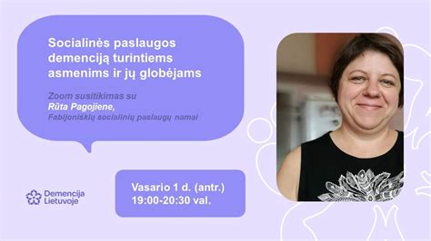 Socialinės paslaugos demenciją turintiems asmenims