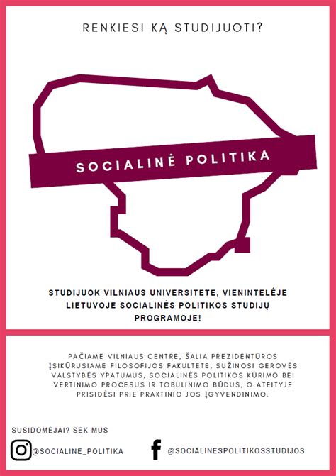 Socialinės politikos studijos VDU
