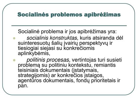 Socialinės problemos