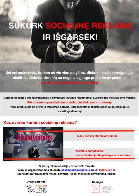 Socialinės reklamos idėjos