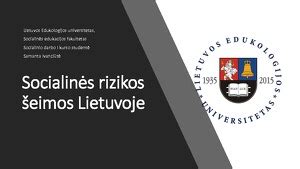 Socialinės rizikos šeimos