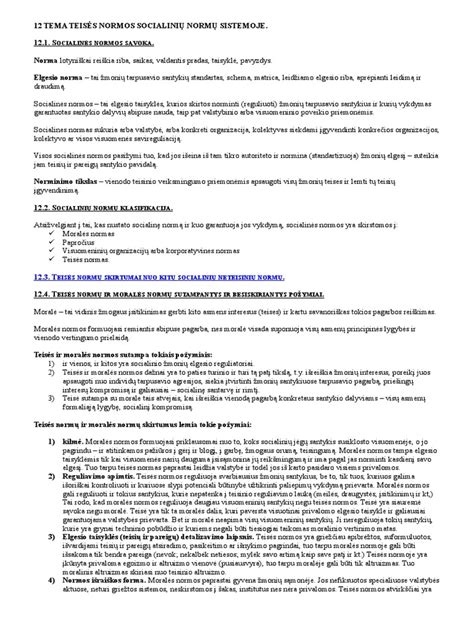 Socialinių normų teorijos schema