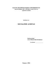 Socialinio audito tipai